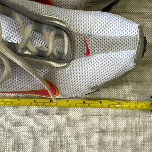 Nike Shox Turbo Womens White/Pink/Orange Y2K Running Shoes.- Sz-9.5 - Picture 11 of 16